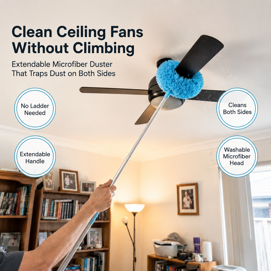 ExtendReach™ Ceiling Fan Duster