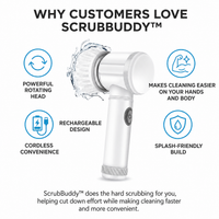 ScrubBuddy™ Cordless Spin Scrubber