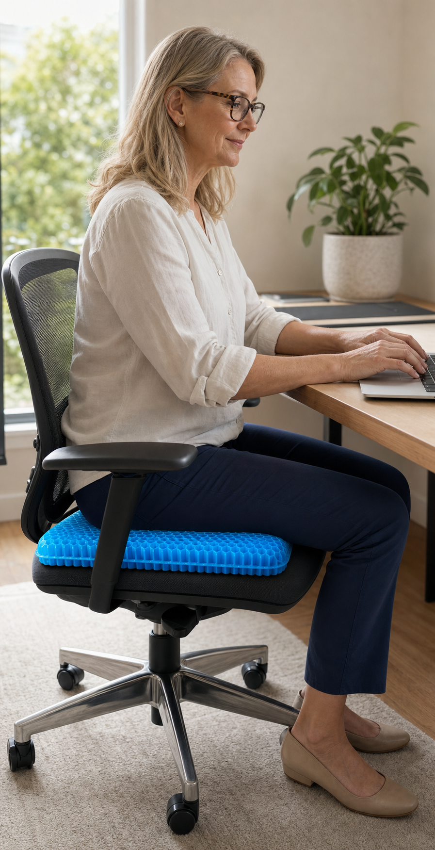 SupportSeat™ Breathable Gel Seat Cushion