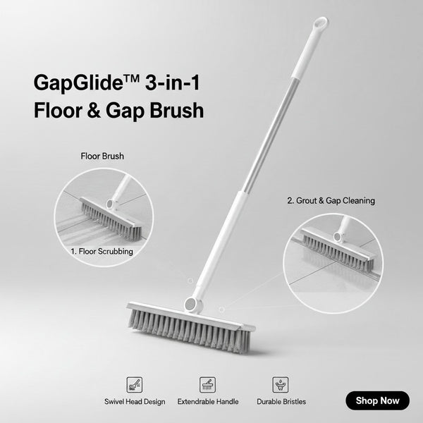 GapGlide™ 3-in-1 Floor & Gap Brush